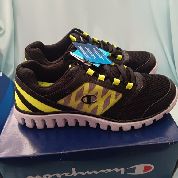 Champion Dynamic Mens Black /Green 11 M Comfort Cushion Athletic Shoes/Sneakers main image 6